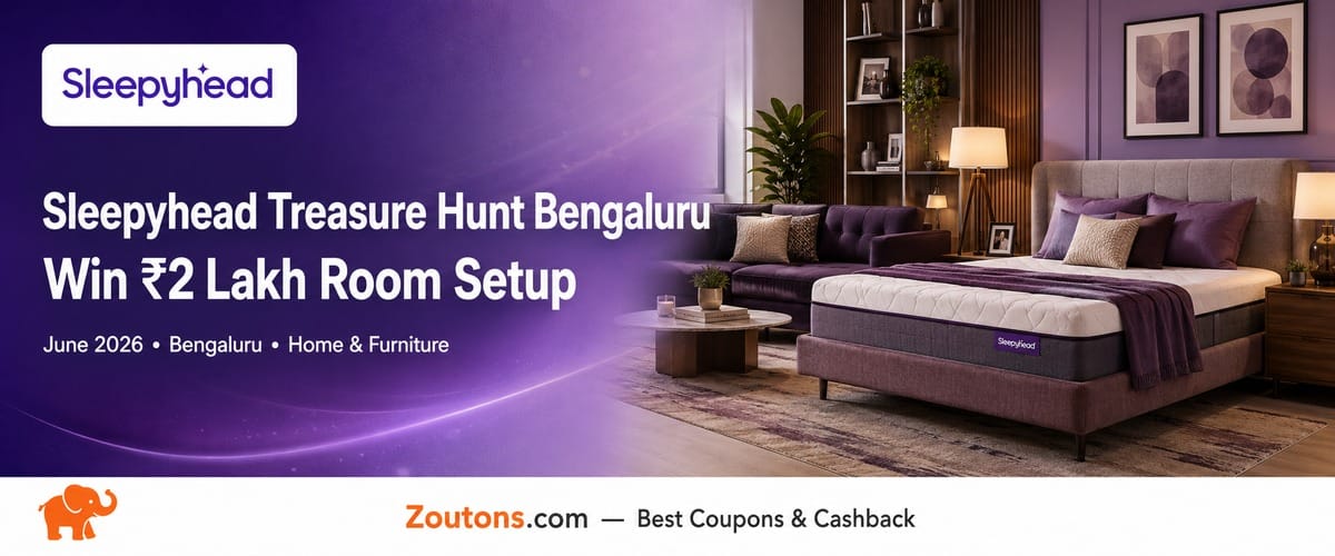 sleepyhead-treasure-hunt-bengaluru-win-2-lakh-room-setup