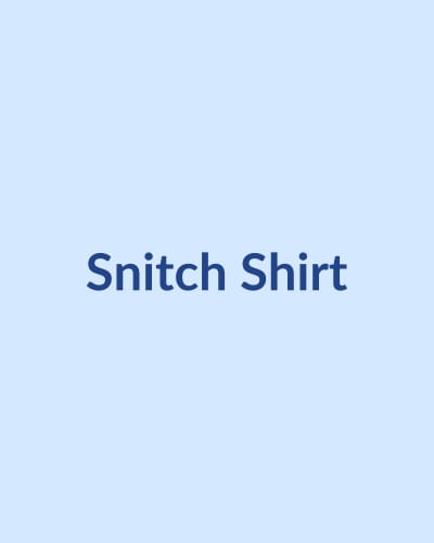 Snitch Organic Cotton Oversized Shirt – Sky Blue
