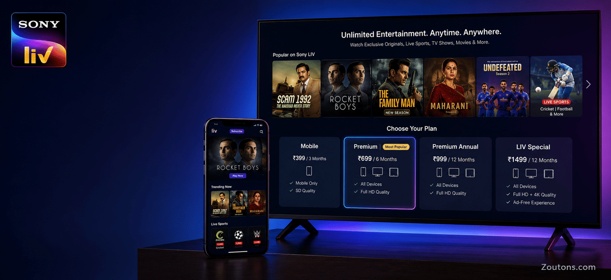 Sony LIV Subscription Plans Explained: Which to Pick in 2026