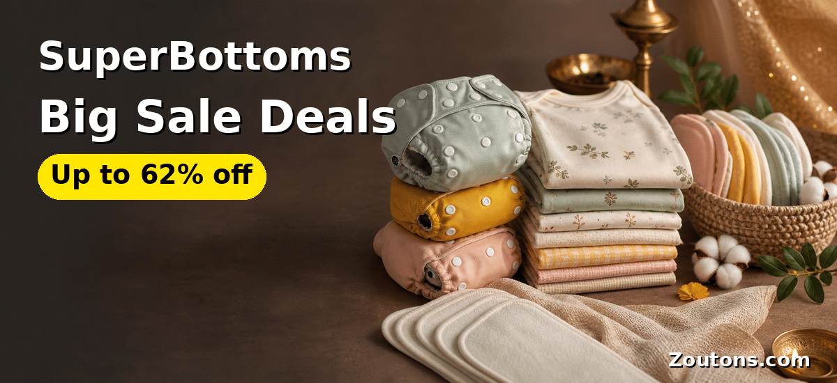 SuperBottoms Amazon Sale June 2026: Cloth Diapers Up to 62% Off
