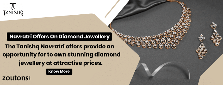 The Tanishq Navaratri offers provide an opportunity for to own stunning diamond jewellery at attractive prices