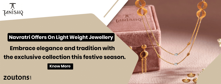 Embrace elegance and tradition with the exclusive collection this festive season with Tanishq Navaratri offers