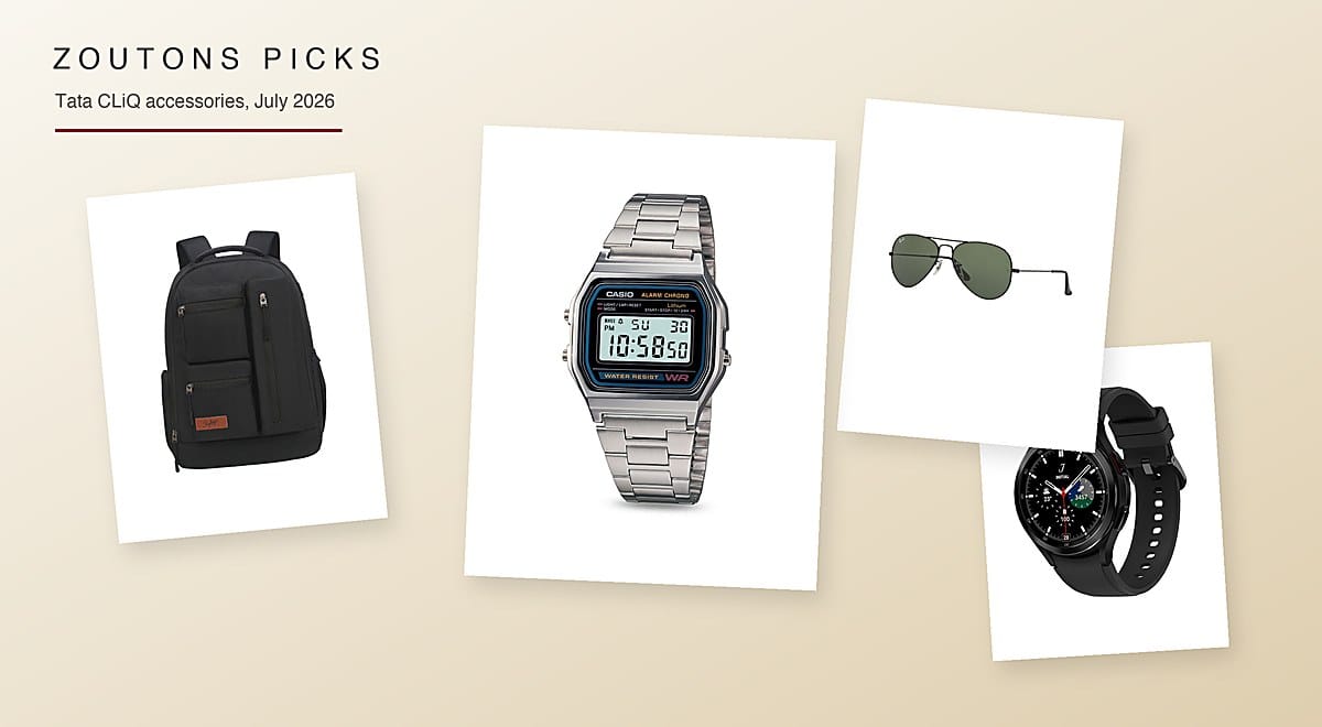 Tata CLiQ Accessories July 2026: 21 Picks by Brand Discount