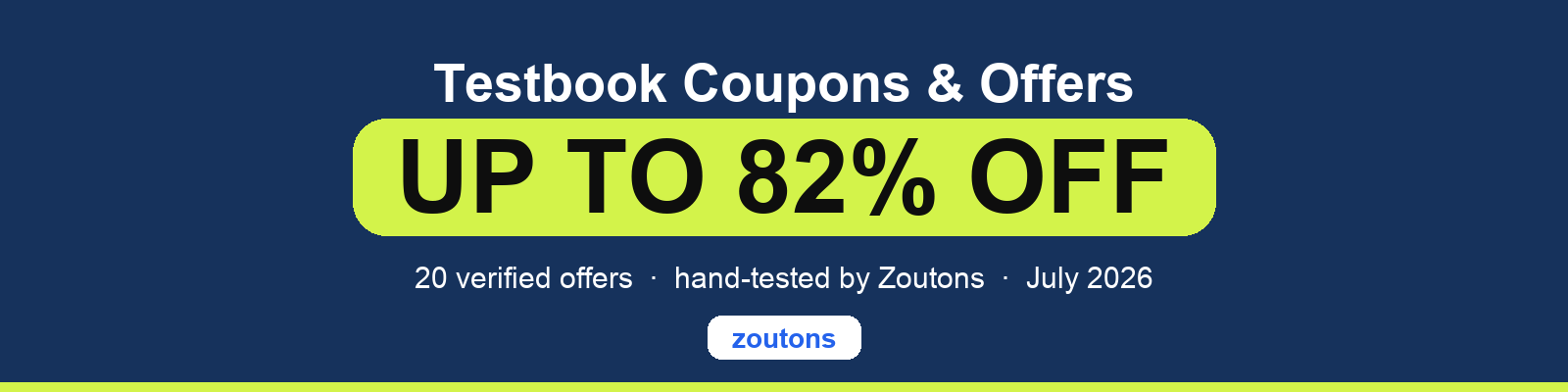 Testbook Coupons July 2026