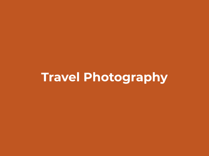 Travel Photography Beginners Course Udemy