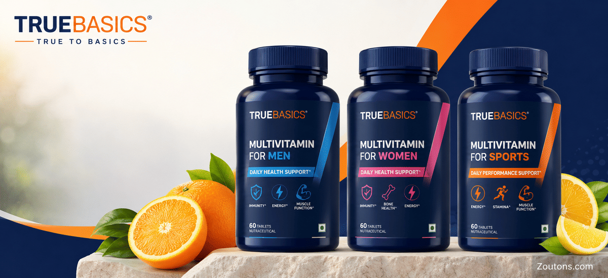 TrueBasics Multivitamin for Men vs Women vs Sports 2026 Guide