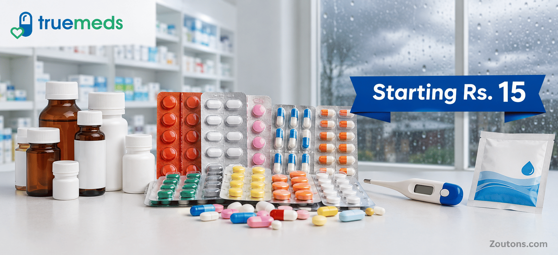 Best Generic Medicines for Monsoon Diseases on TrueMeds 2026