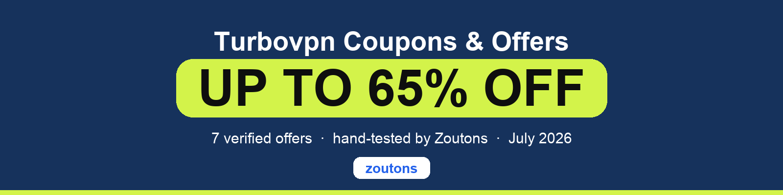 Turbovpn Coupons July 2026