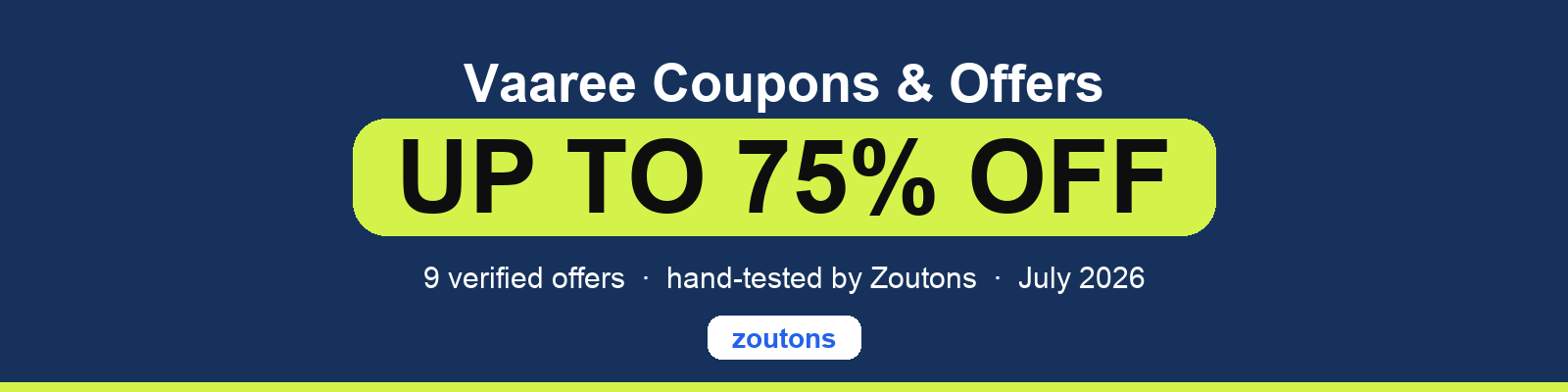 Vaaree Coupons July 2026
