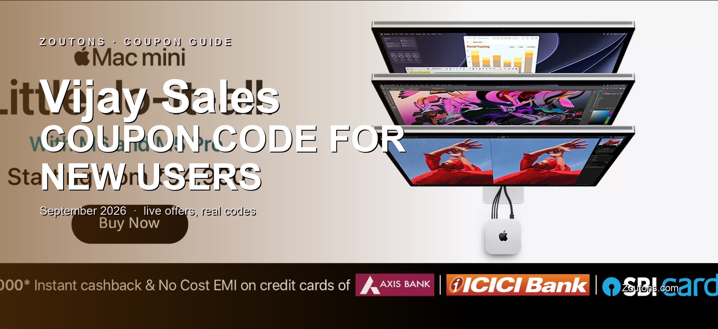 Vijay Sales New User Offer September 2026: 10% OFF on First Order, No Coupon Code Needed
