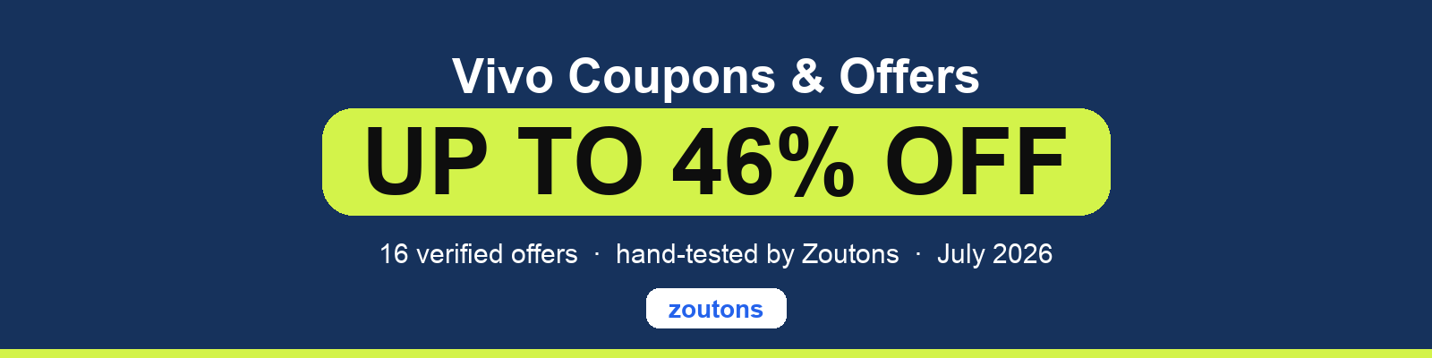Vivo Coupons July 2026