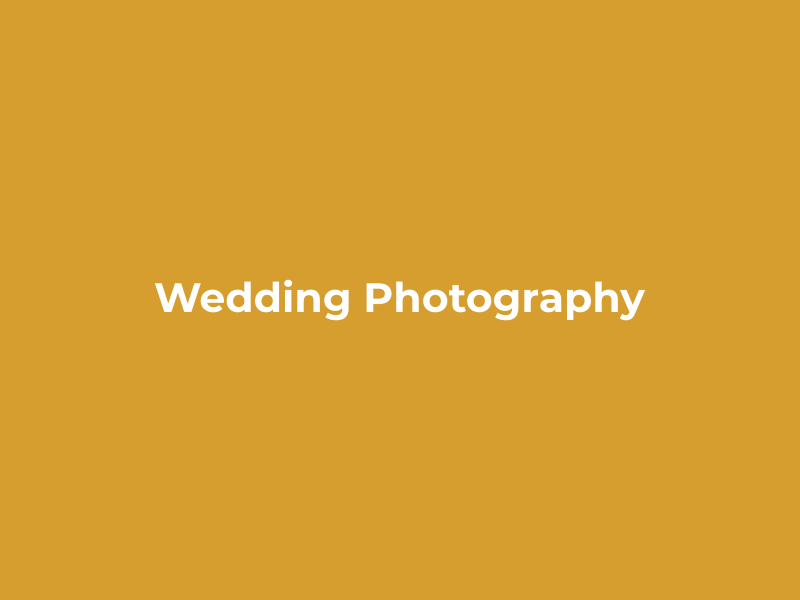 Wedding Photography Complete Course Udemy