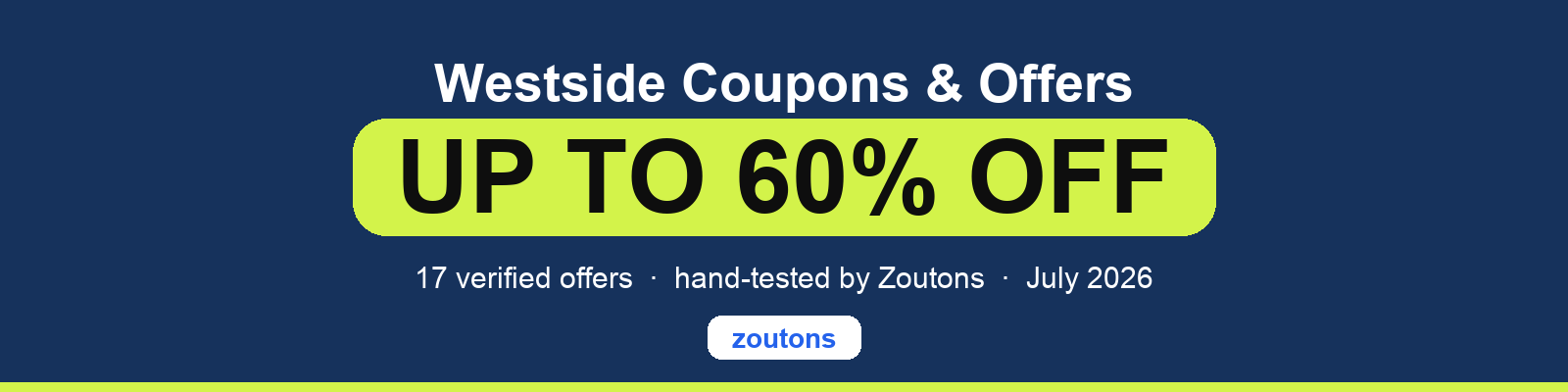 Westside Coupons July 2026