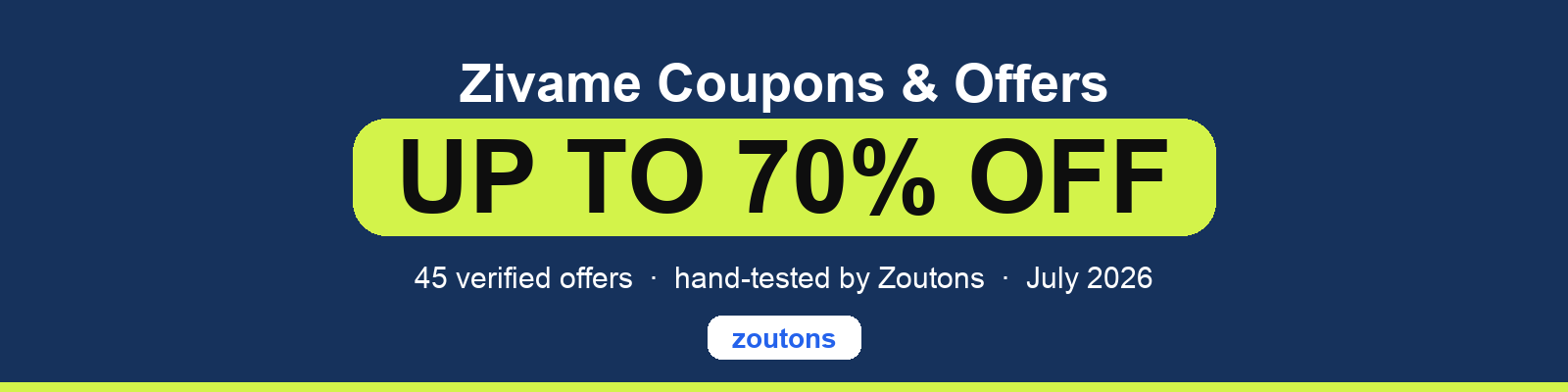 Zivame Coupons July 2026