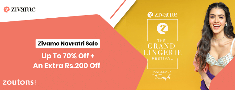 Zivame Navratri Sale | Up To 70% Off + An Extra Rs.200 Off