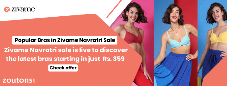 Popular bras in Zivame navaratri sale