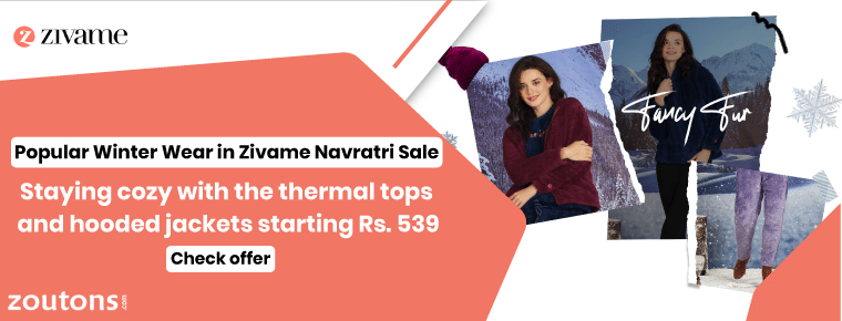 Popular winter wear in Zivame Navaratri Sale