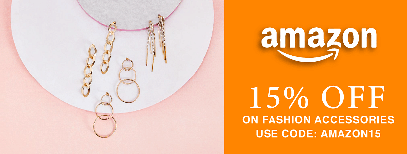 Amazon 15% Off fashion Accessories