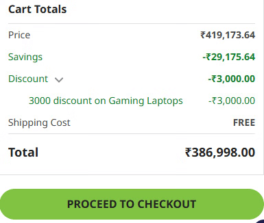 proof of working coupon on  Acer 