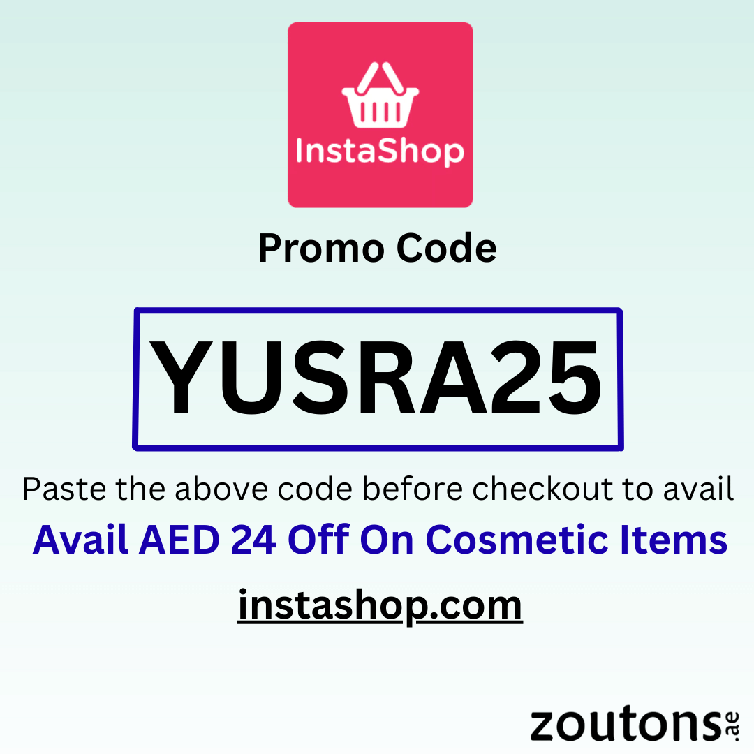 Use Instashop Promo Code: YUSRA25