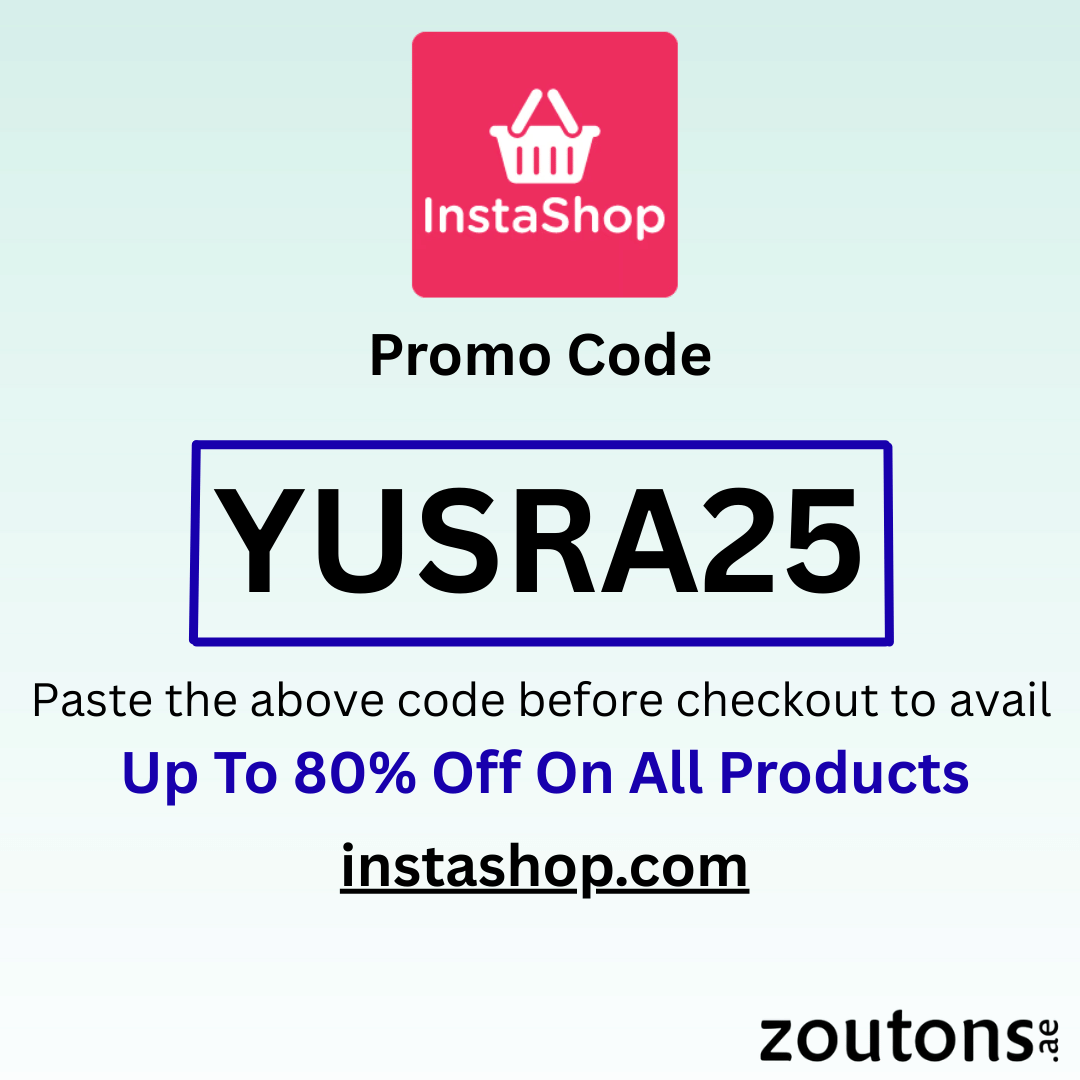 Use InstaShop Promo Code: YUSRA25