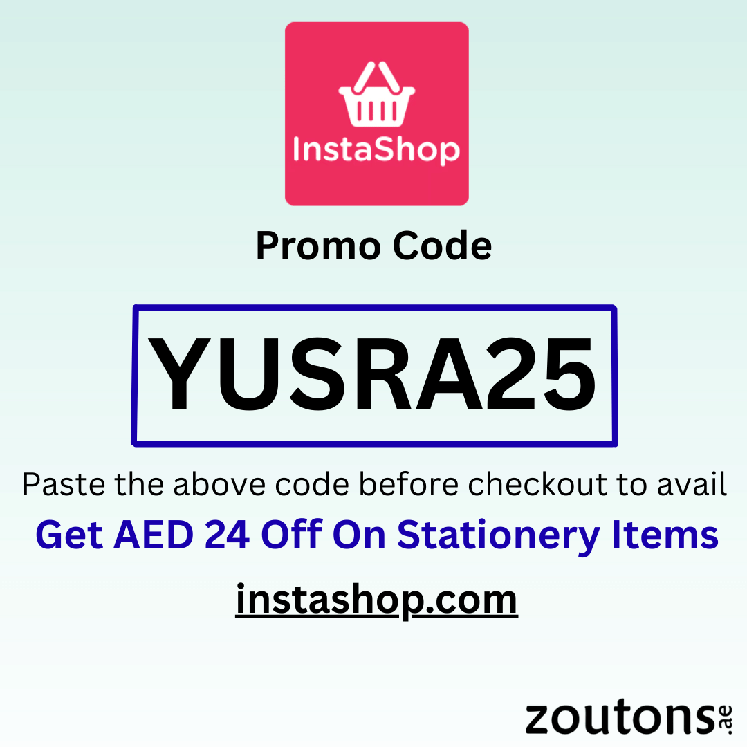 Use InstaShop Promo Code: YUSRA25