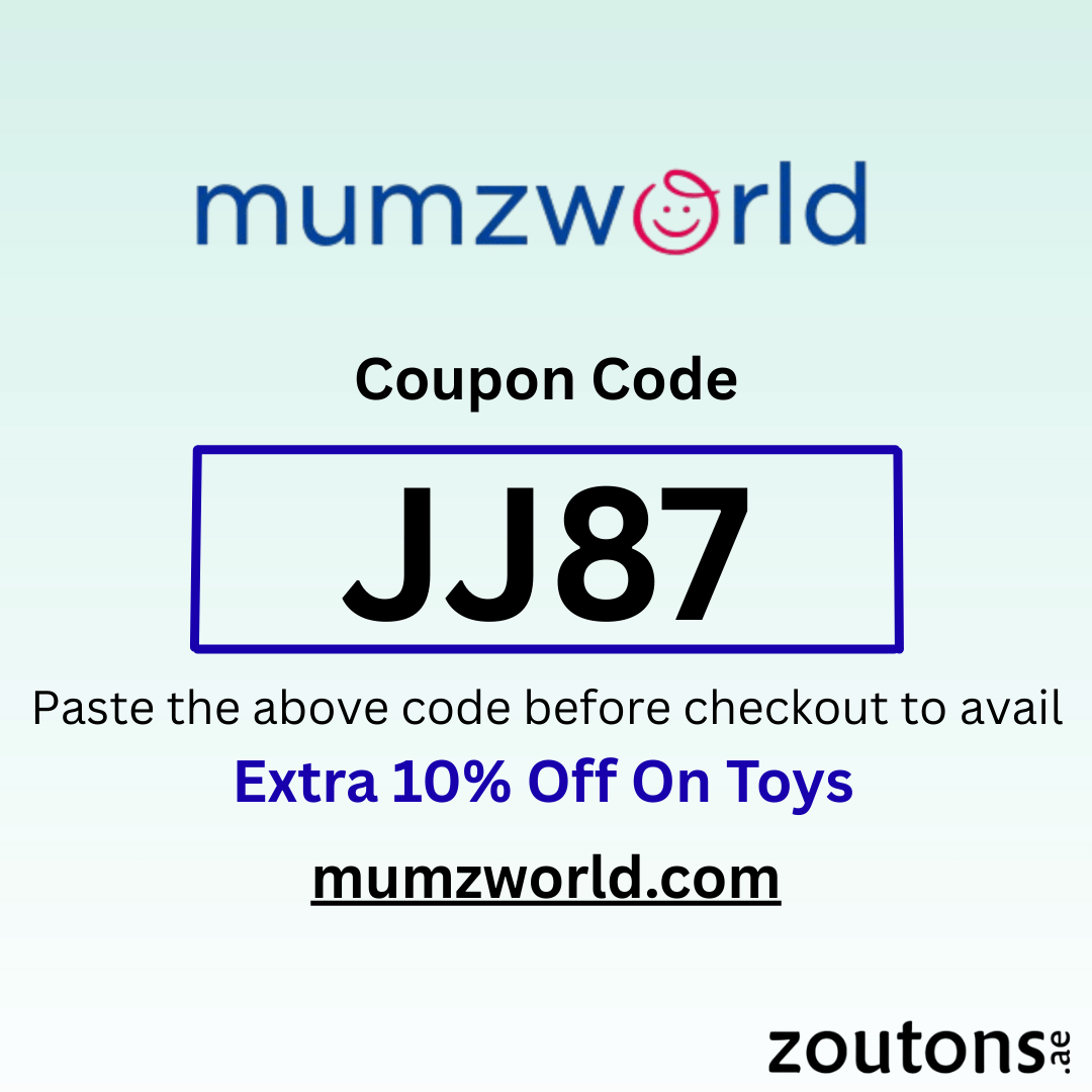 Use Mumzworld Coupon Code: JJ87