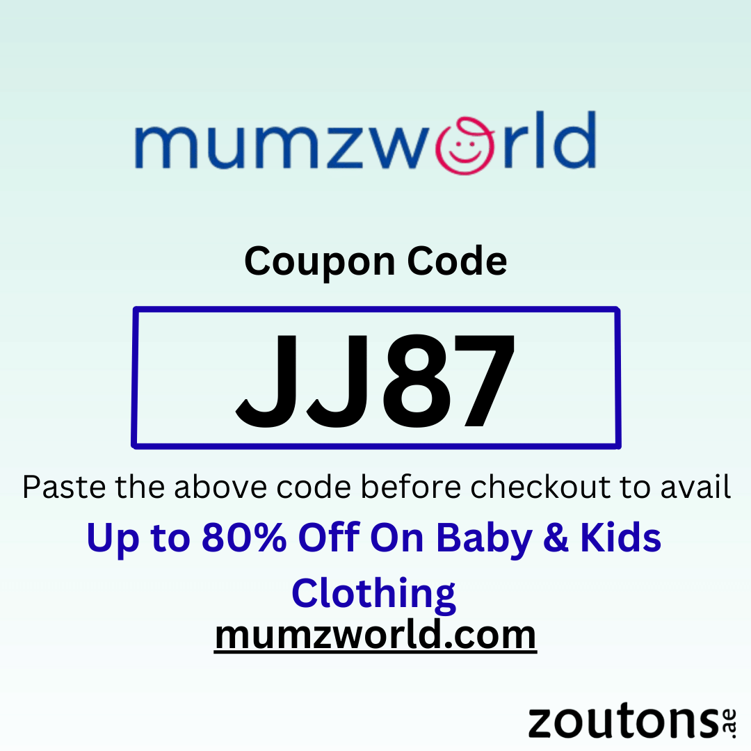 Use Mumzworld Coupon Code: JJ87