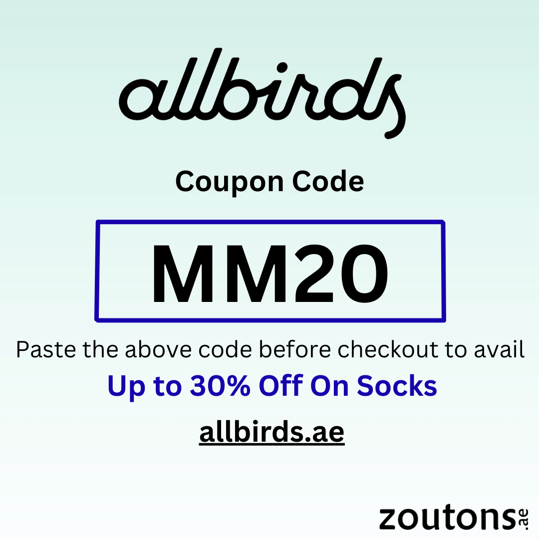 Use Allbirds Coupon Code: MM20