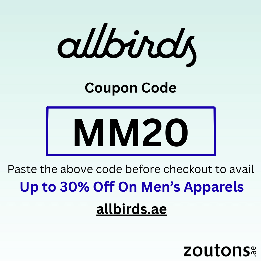 Use Allbirds Coupon Code: MM20