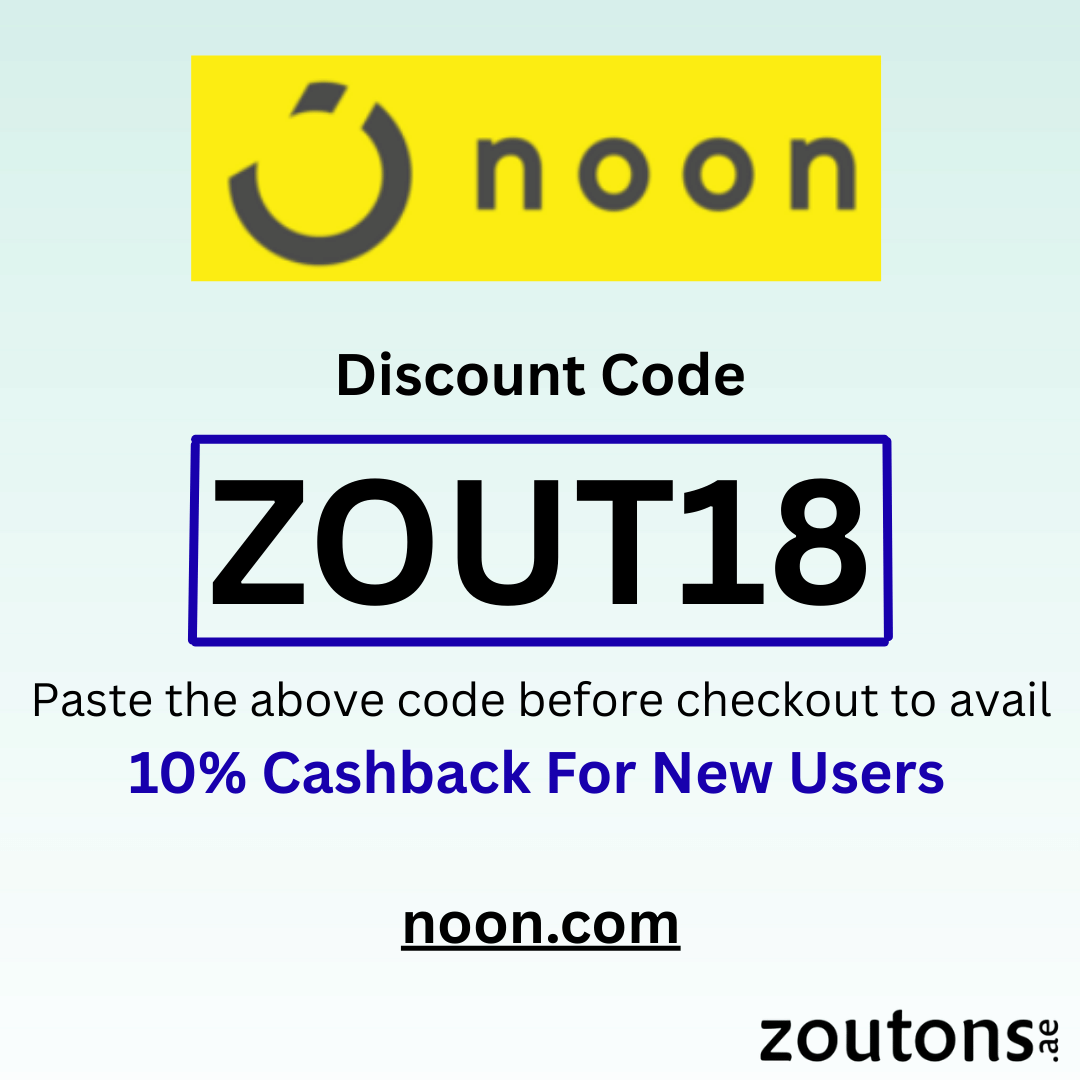 Use Noon Electronics Discount Code: ZOUT18