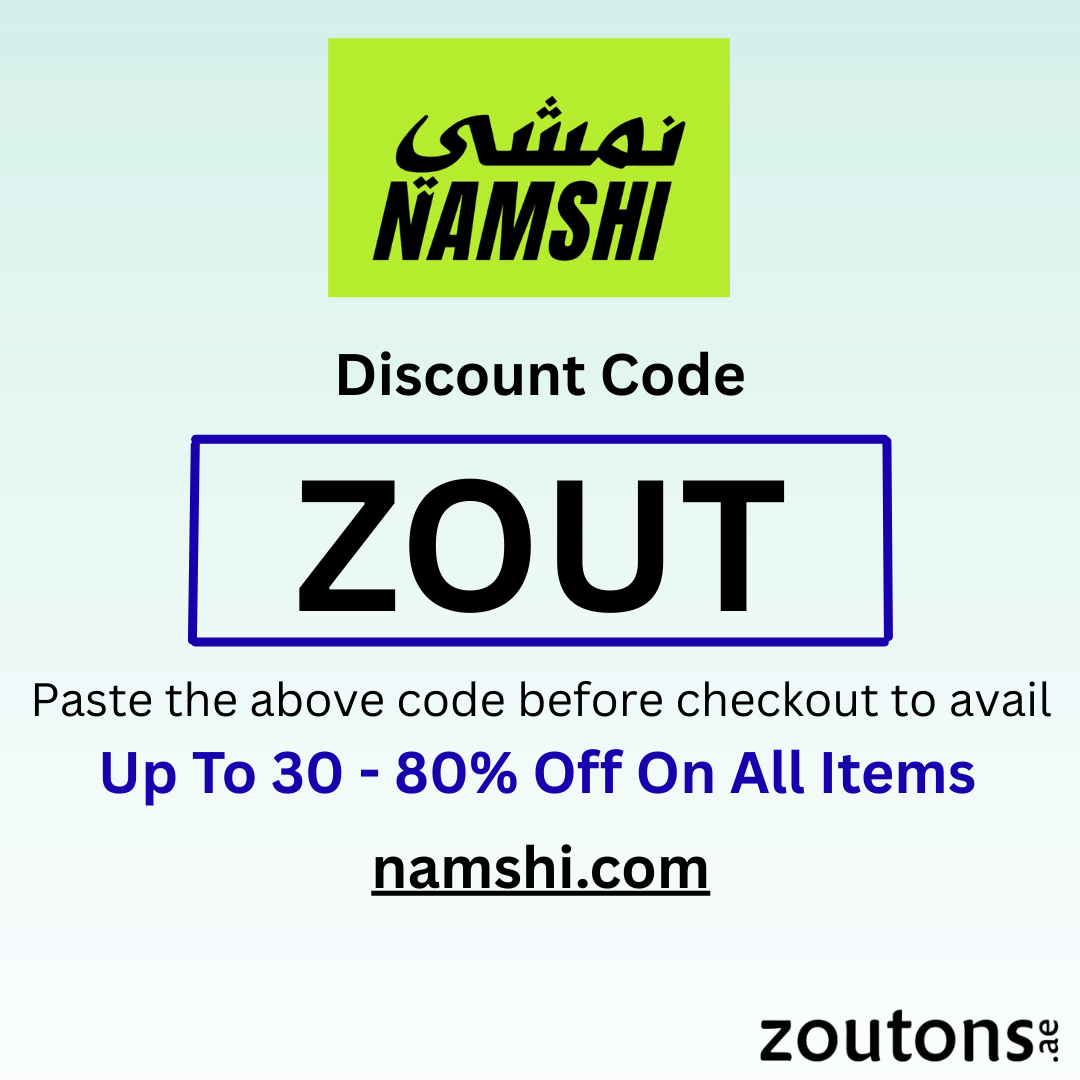 Use The Best Namshi Discount Code: ZOUT