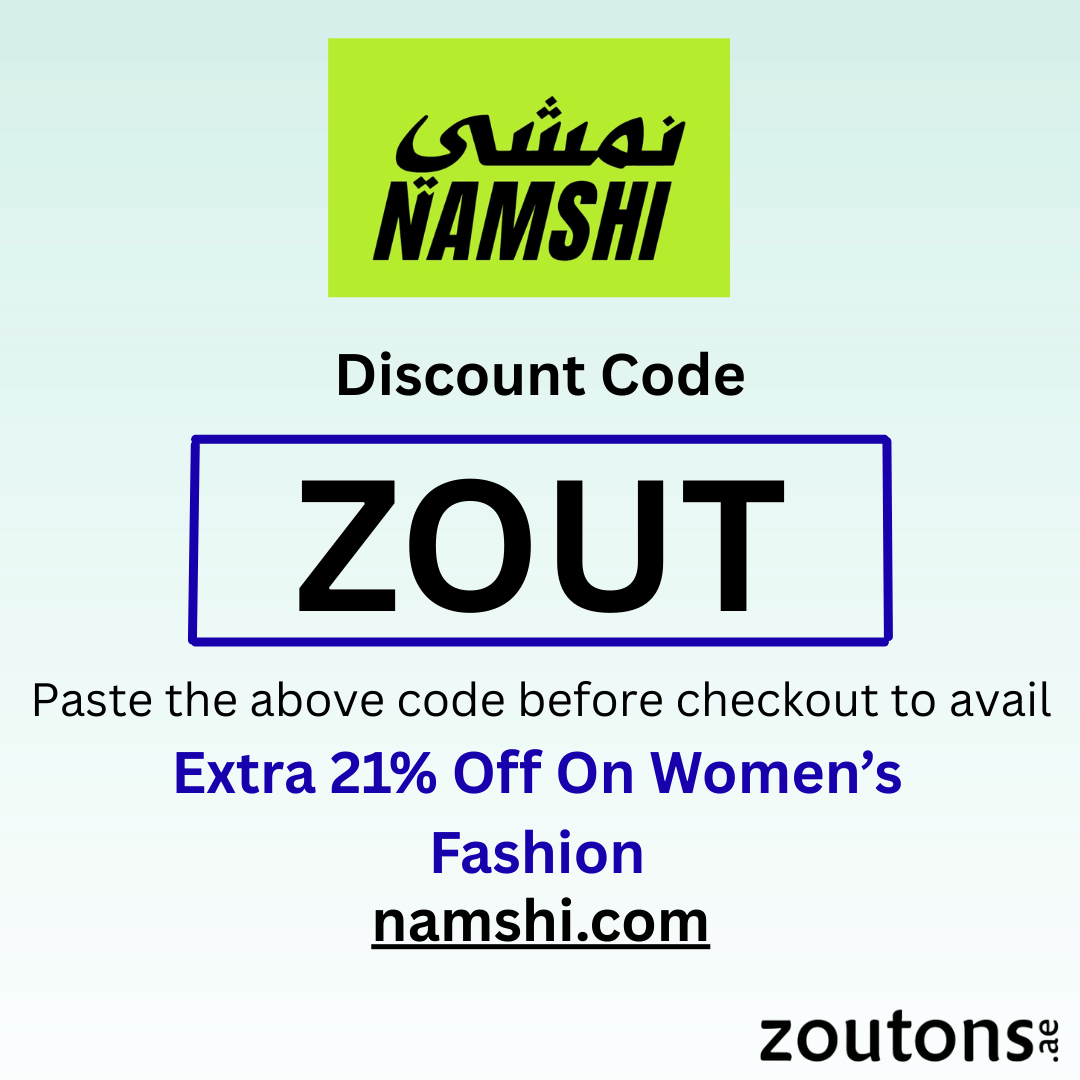 Use The Best Namshi Discount Code: ZOUT