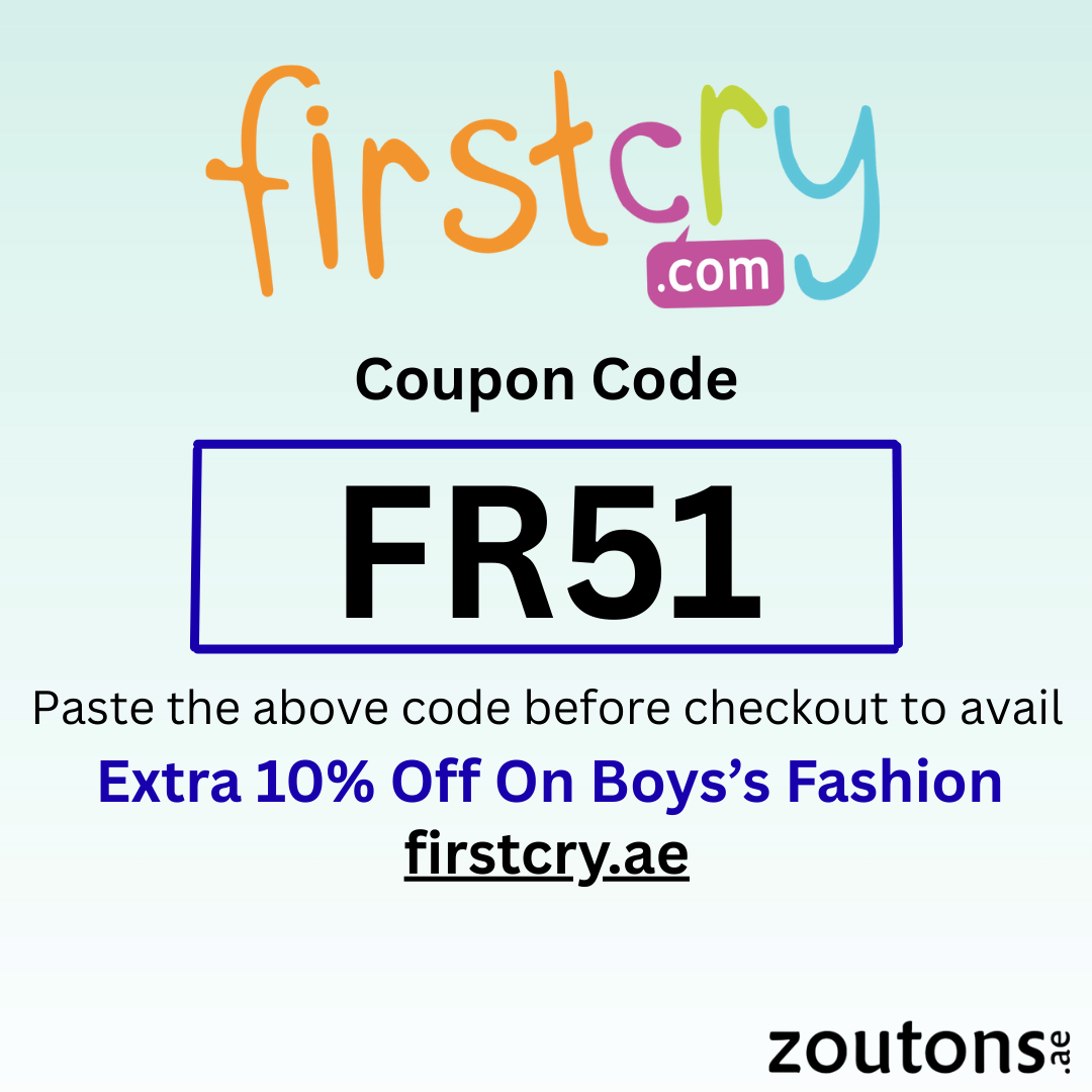 Use The Best FirstCry Coupon Code: FR51