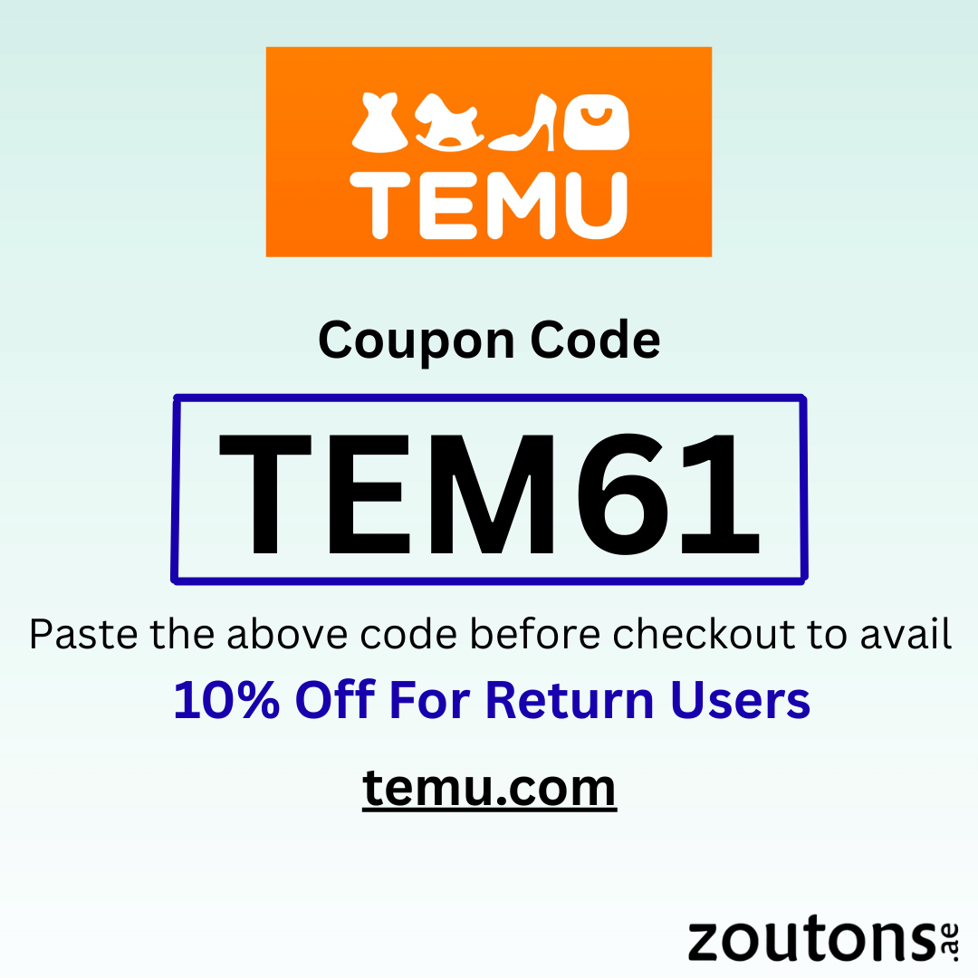 Use The Best Temu Coupon Code: TEM61