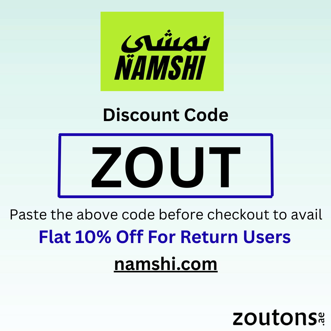 Use The Best Namshi Discount Code: ZOUT