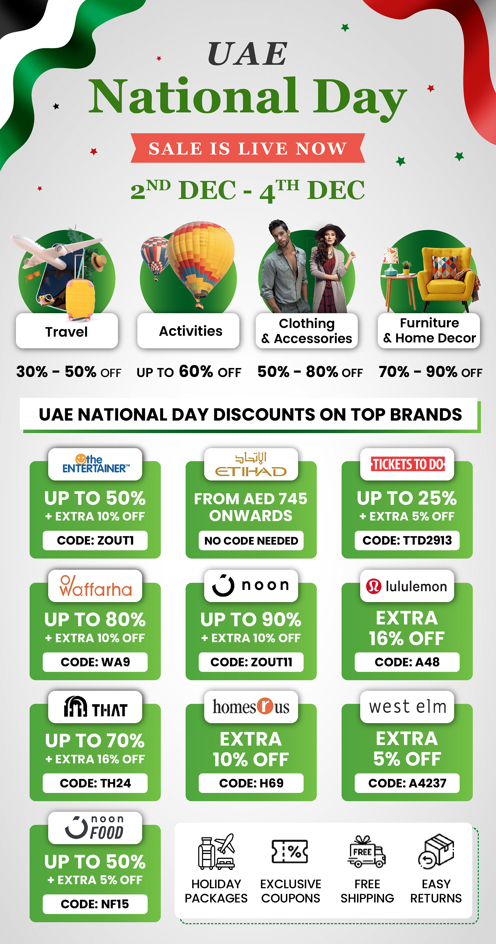 UAE National Day Sale Deals & Offers 2023