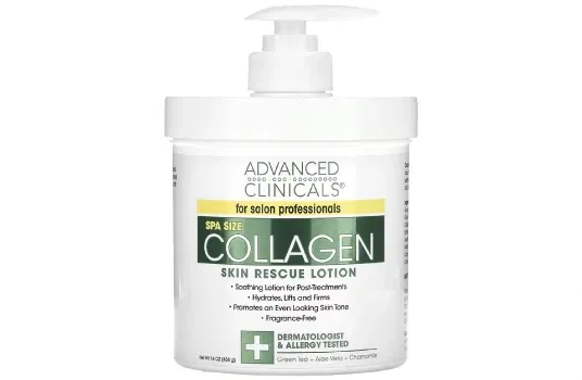Advanced Clinicals Collagen Skin Rescue Lotion