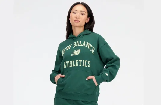 Athletics Varsity Oversized Fleece Hoodie