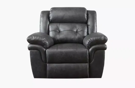 Bradley 1-Seater Leather-Look Fabric Recliner Sofa