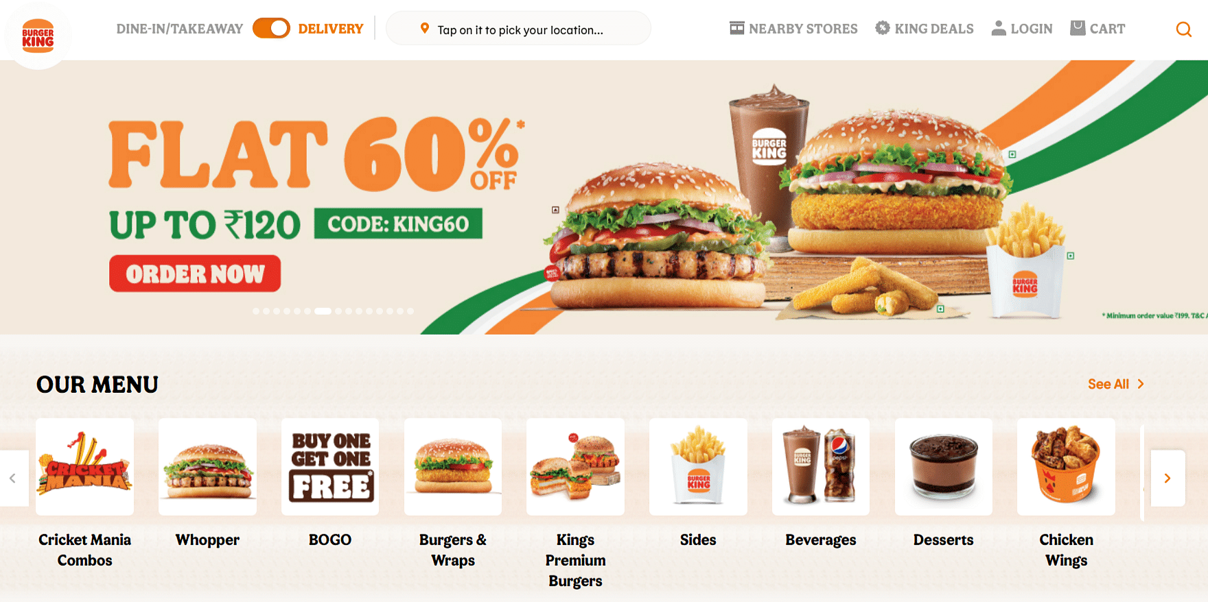 Burger King Coupon Code (April 2024) [60 OFF On Each]