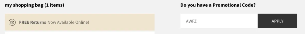 Apply Exclusive BBW Promo Code