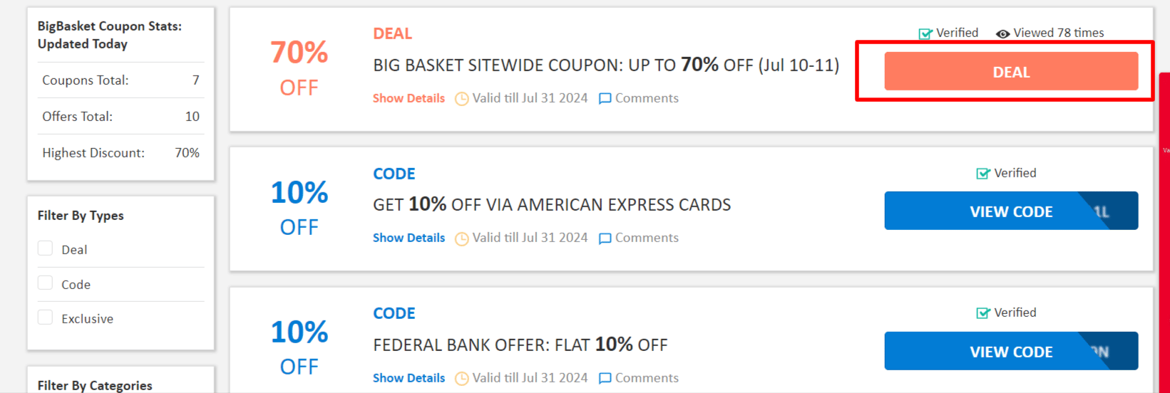 BigBasket Coupon Codes Up to 50 Off August 2024