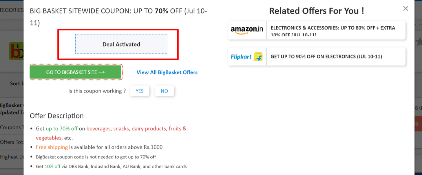 BigBasket Coupon Codes Up to 50 Off August 2024