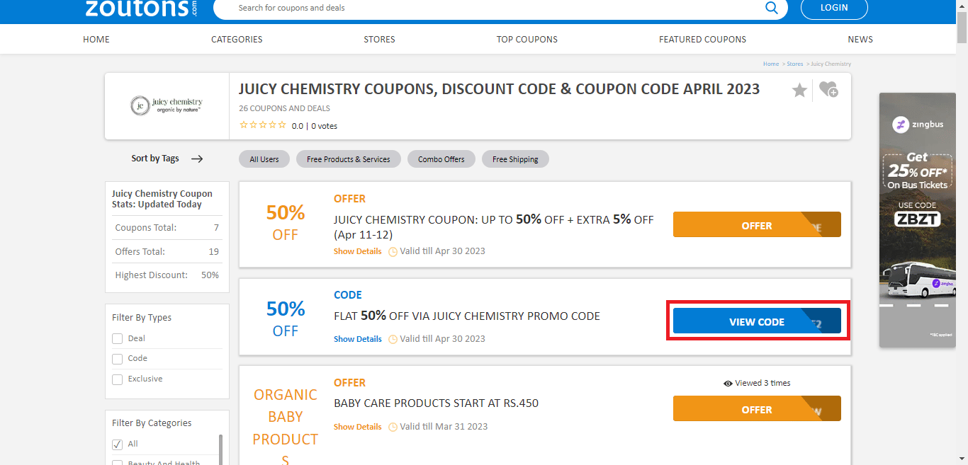 Juicy Chemistry Discount Codes & Coupons Get 30 Off June 2024