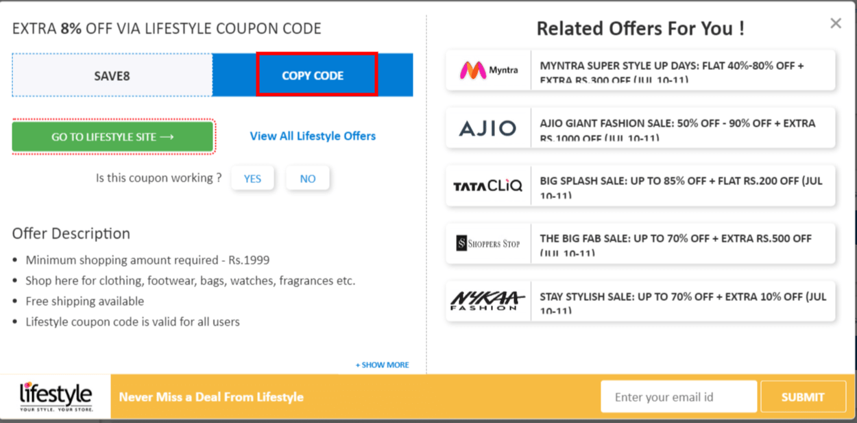 Lifestyle Coupons Codes Up to 85 Off Promo Codes September 2024
