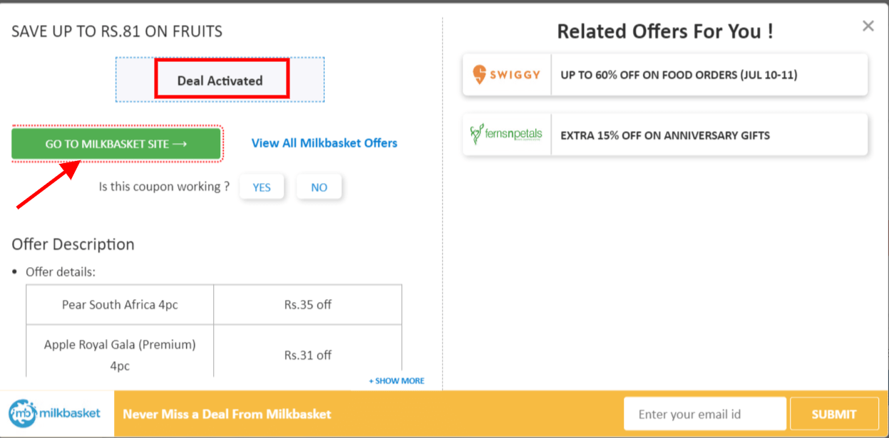 Milkbasket Promo Codes & Offers Up to 80 Off August 2024