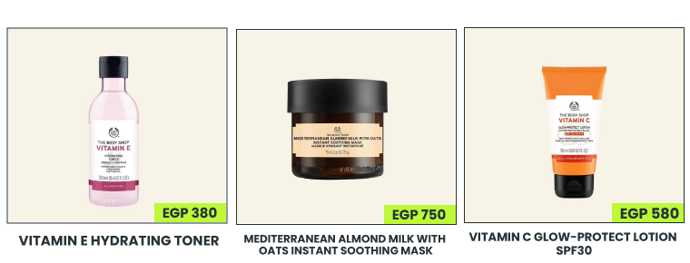 The Body Shop Egypt face products