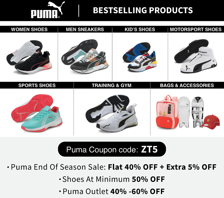 Puma Promo Codes & Flat 50% Off + Free Shipping Coupons July 2023