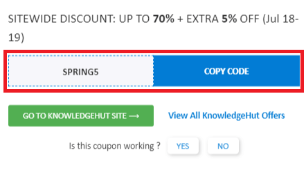 KnowledgeHut Promo Codes